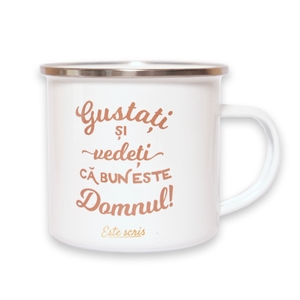��“Gustați și vedeți că bun este Domnul!”

Psalm 34: 8

Interzisă folosirea la cuptorul cu microunde.